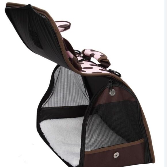 Pet Life ® 'Easy Folding' Zippered Folding Lightweight Pet Dog Crate Carrier - Picture 8 of 8